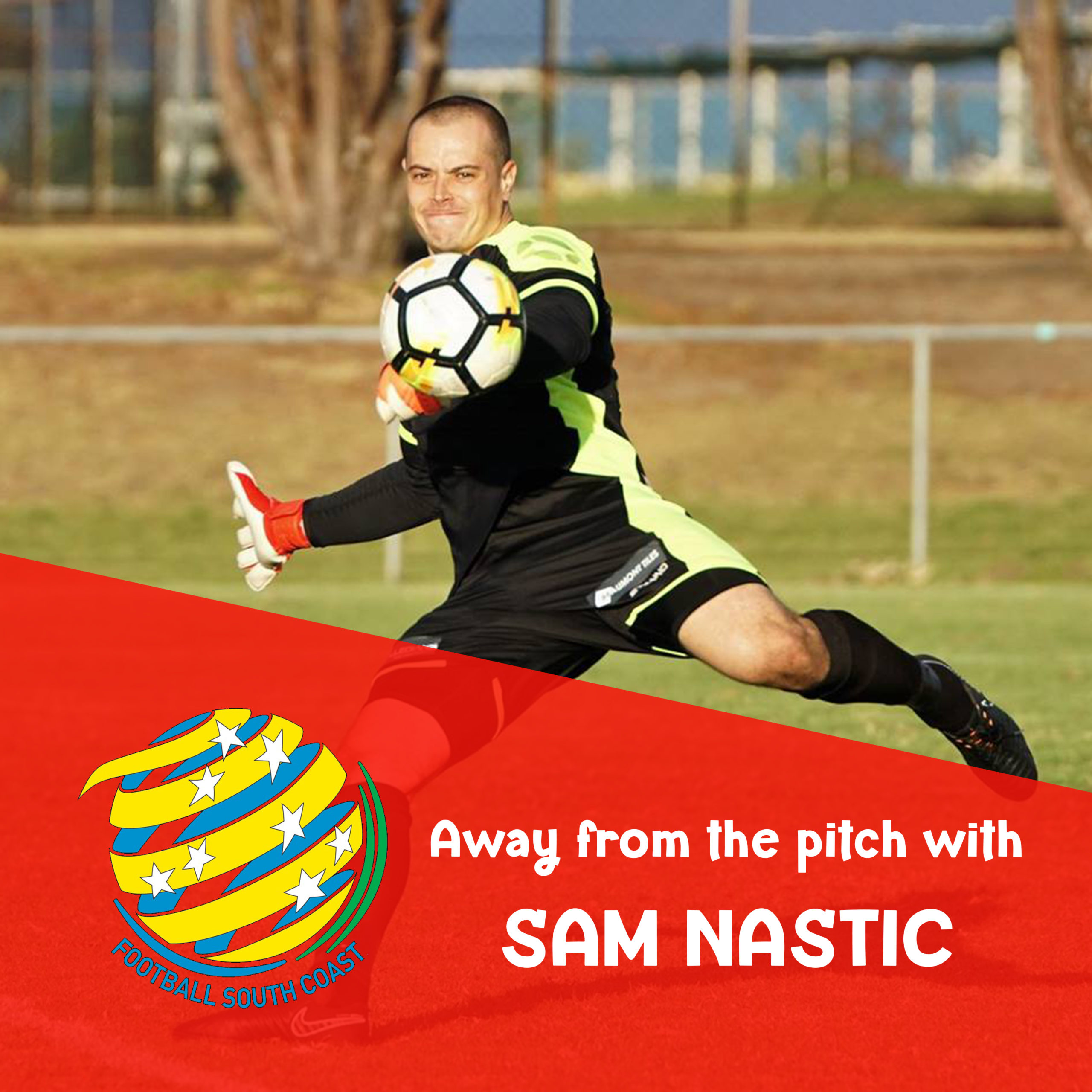 Away from the pitch Sam Nastic artwork