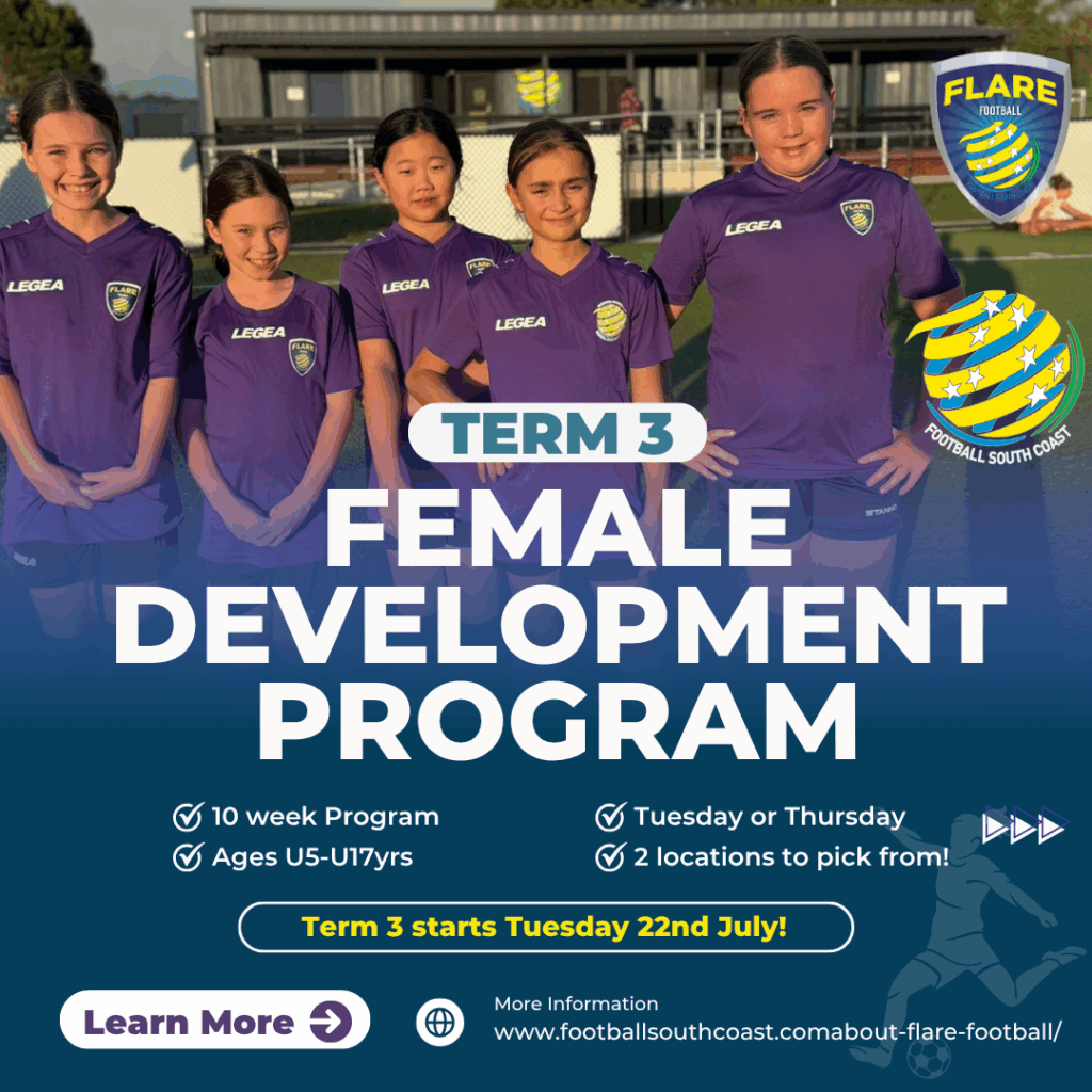Flare Female Development Program | Term 3 - Football South Coast